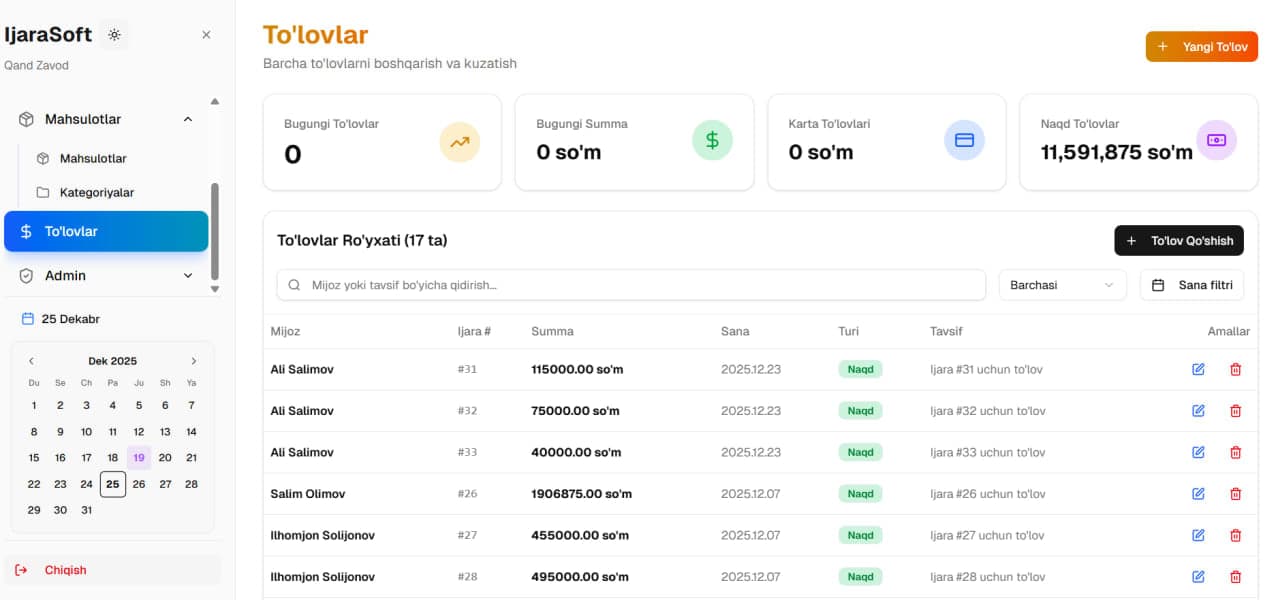 IjaraSoft Screenshot 1