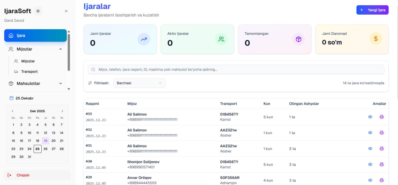 IjaraSoft Screenshot 4